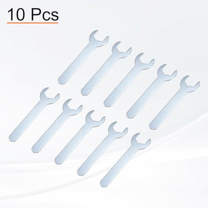 10pcs Small Wrench Open End Wrench 19x108x2mm Metric U (19x108x2mm)