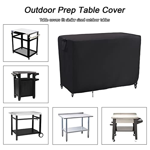 Outdoor Prep Table Cover 48 Inch Waterproof 48''L x 30''W x 35''H