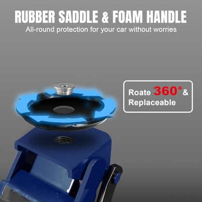Ultra Low Profile 3 Ton Hydraulic Floor Jack (New Sapphire Blue / 3 Ton / 2026 New Model)