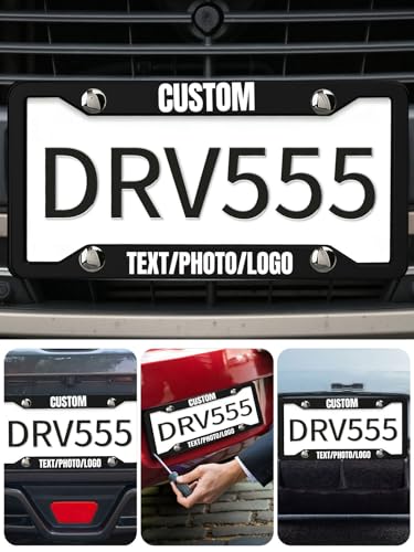 Custom License Plate Frame (4 Holes)