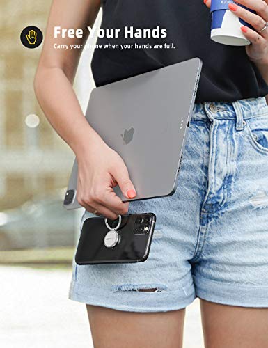 Silver Cell Phone Ring Finger Stand (Sliver-02)