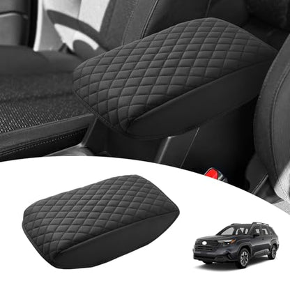Custom for 2026 2025 Subaru Forester Center Console Cover Armrest Cover for Subaru Forester Accessories 2025 Arm Rest Cushion Pad Leather Middle Console Cover Armrest Seat Box Protector (For Subaru Forester 2025-2026)