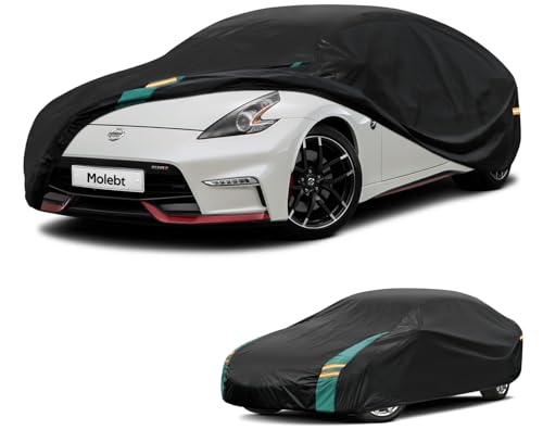 Coupe Car Cover Waterproof All Weather for Automobiles (One-green / 1 Fit Sedan/Coupe-Length (166" to 178"))