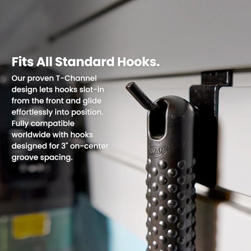 Heavy Duty 2'H x 4'W PVC Garage SlatWall Storage System (White / 2'H x 4'W)