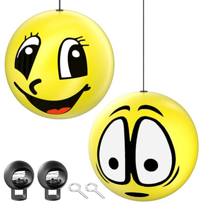 Garage Tennis Ball Parking Aid (smile&eyes)