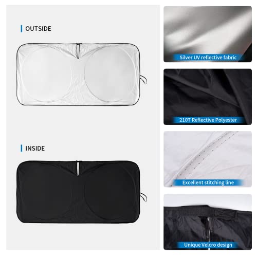 Windshield Sun Shades Custom Fit for Toyota Camry 2007 (Fit for Toyota Camry 2007-2017)