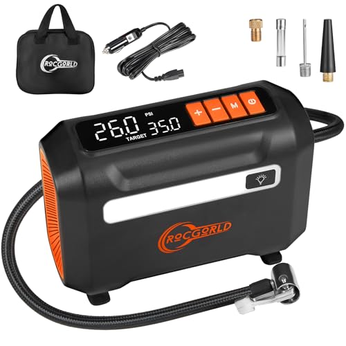 R8 Tire Inflator Portable Air Compressor (Orange)