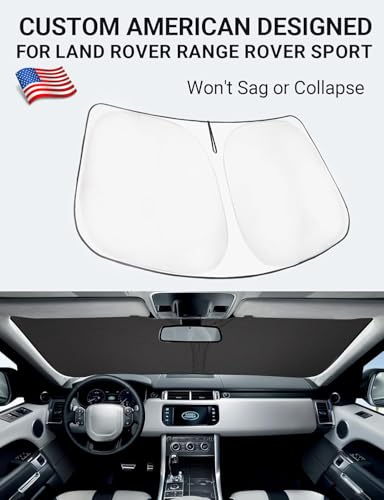 Custom Fit Car Windshield Sun Shade for 2014 (2014-2022 Land Rover Range Rover Sport)