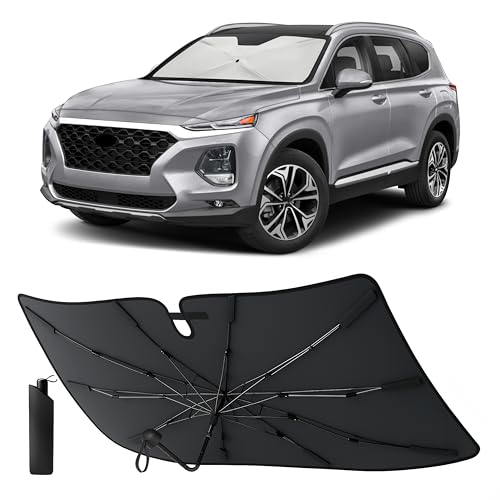 Umbrella Foldable Windshield Sun Shade Fit for 2013 (Hyundai Santa Fe 2013-2018)