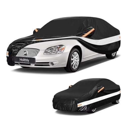 10 Layers Sedan Car Cover Custom Fit for Buick Lucerne (Black Gray / Custom Fit for Buick Lucerne)