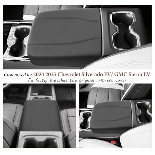 Upgrade 2024 2025 2026 Chevy Silverado EV Center Console Cover 2024 (for 2024-2026 Silverado EV)