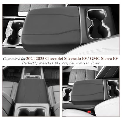 Upgrade 2024 2025 2026 Chevy Silverado EV Center Console Cover 2024 (for 2024-2026 Silverado EV)