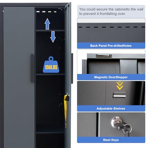15 Piece Corner Garage Storage Cabinet System (Set)
