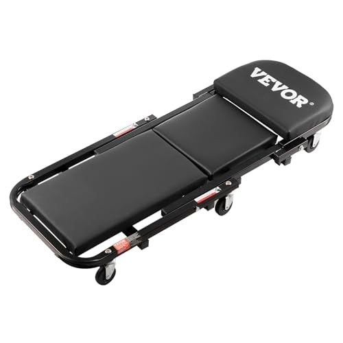 Foldable Z Garage Creeper (40 inch-2 in 1 / Black)