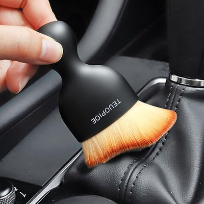 Car Detailing Brush for Interior Dusting and Air Vents (brown)