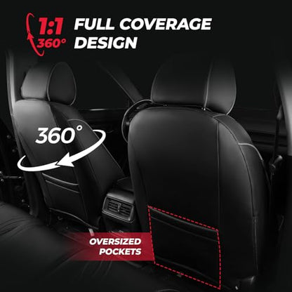 Seat Covers for 2017 (Black & Gray / CR-V 2017-2022 Full Set)