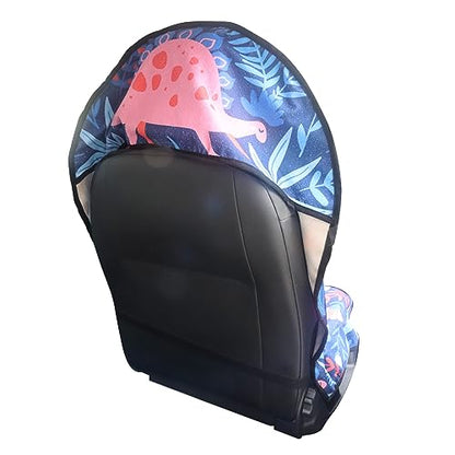 Car Seat Cover Protector Front Seats (2Pcs Front Seat Towel / Dinosaur)