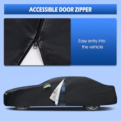 Car Cover Fit for 2008 (Black / Custom Fit for Mercedes Benz C-Class)