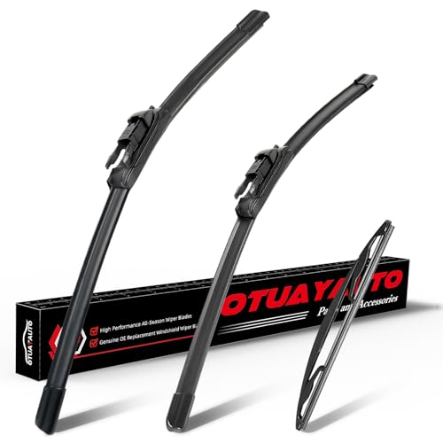 Premium Windshield Wiper Blades (24"+21"+12")