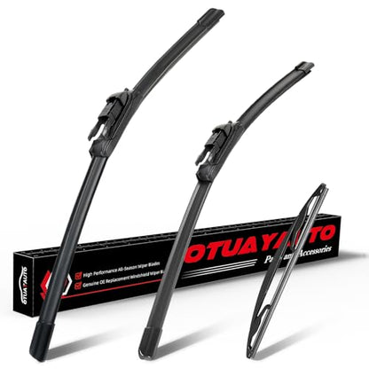 Premium Windshield Wiper Blades (24"+21"+12")