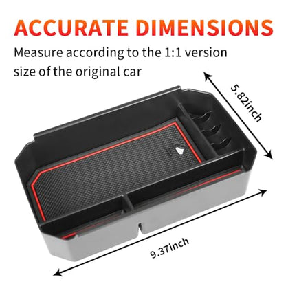 Car Center Console Organizer Tray for Toyota Highlander 2020 2021 2022 2023 2024 2025 2026 and Highlander Hybrid 2020