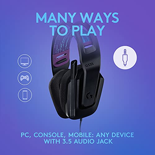 335 Wired Gaming Headset (Black / Wired)