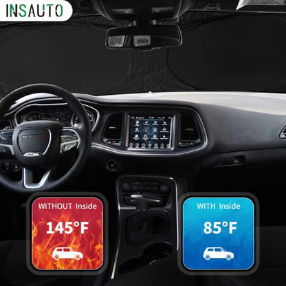 Windshield Sun Shade for 2015 (Fit for 2023 2024 Dodge Challenger)