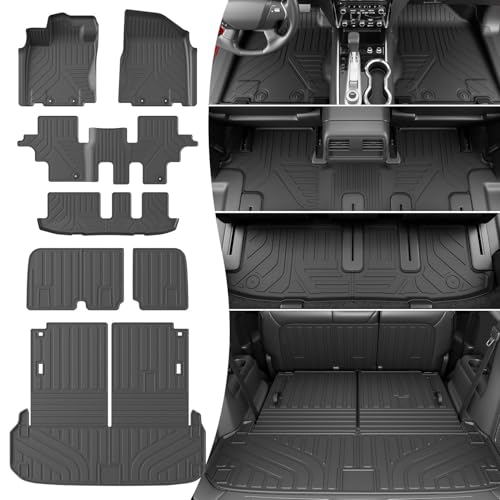 7 Seats Floor Mats Set Compatible with 2013