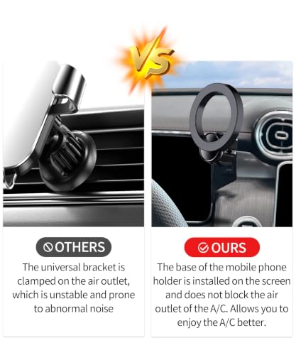 Car Phone Holder for Mercedes (for 23-26 GLC & 22-26 C-Class(12.3-Inch only))