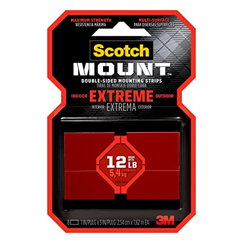 Scotch Extreme Mounting Strips (1"x3")