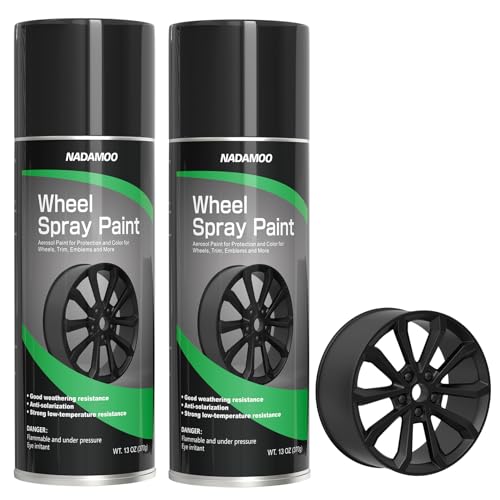 Black Spray Paint for Wheels (Matte Black / 13 Ounce (Pack of 2))