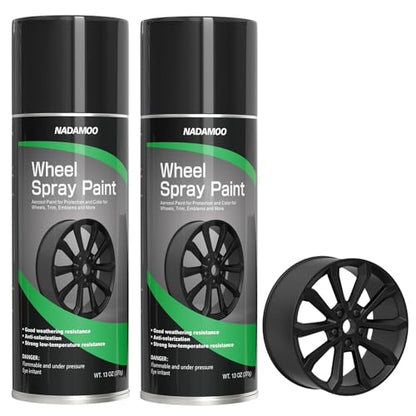 Black Spray Paint for Wheels (Matte Black / 13 Ounce (Pack of 2))