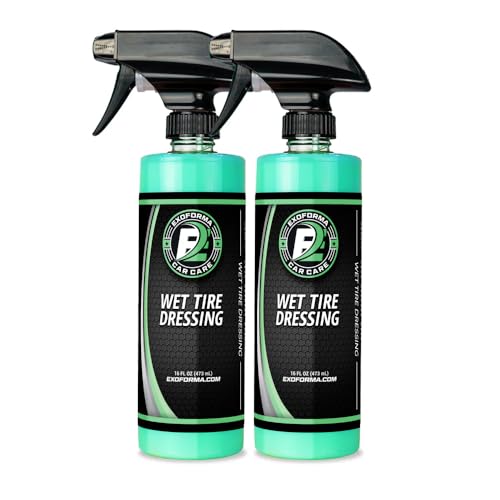 Wet Tire Dressing Spray (16 Fl Oz (Pack of 2))