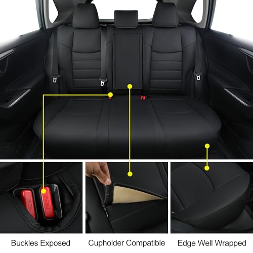 Rav4 Hybrid Seat Covers (#2 2019-2025 RAV4 Hybrid (Not for XSE/SE/Plug-in) / Black)