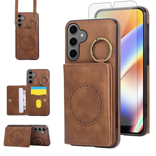 Compatible with Samsung Galaxy S24 (Brown / for S25/S24)