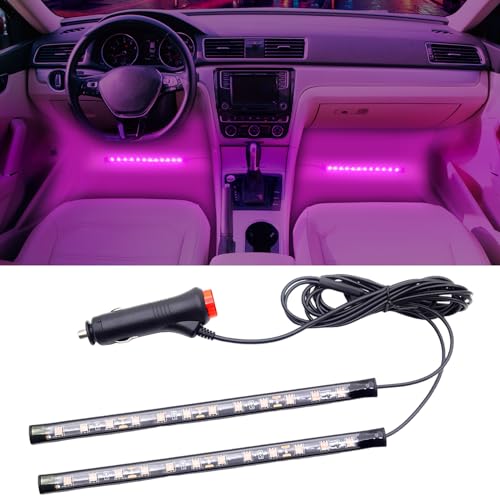 Pink LED Strip Lights 2in1 Light Ambient Light Strip Flexible Color for TV (Purple)