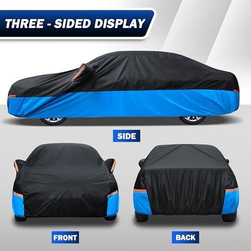 Car Cover Waterproof All Weather Outdoor Windproof Dustproof UV Protection Fit Coupe BMW 8 Series (0 Coupe Car Cover / C4-Fit Coupe/Cabrio-Length 183-191 inch)