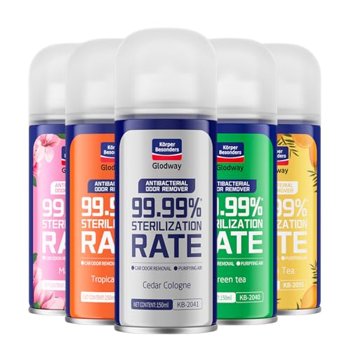 Glodway Whole Car Air Freshener (6 Ounce (Pack of 5) / Grey)