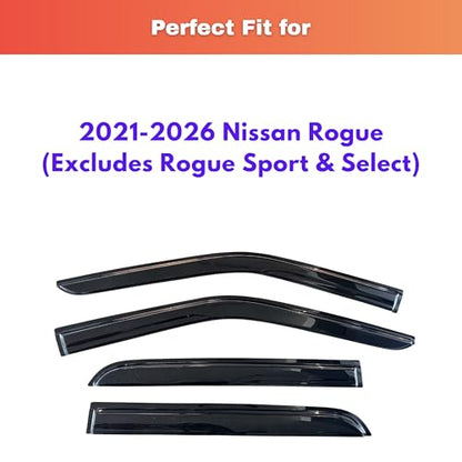 Rain Guards Fit for 2021 (2021-2026 Rogue)