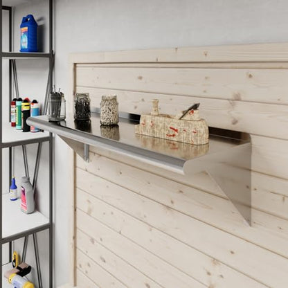 12 in. x 36 in. Stainless Steel Wall Mount Shelf (12 in. x 36 in.)