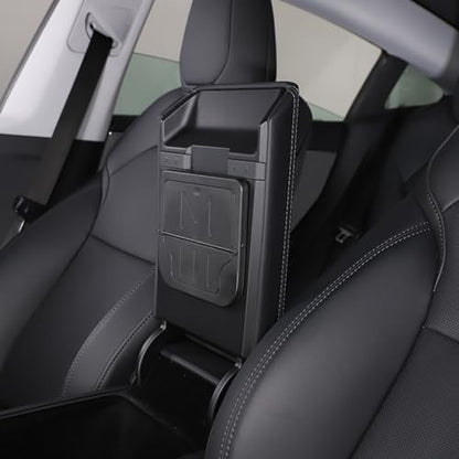 Car Armrest Hidden Storage Box Compatible with Tesla Model 3 Highland 2024+ Center Console Handrail Privacy Storage Box Organizer Tray Armrest Storage Box Container Insert Pallet Manager Accessories (for Model 3 Highland)