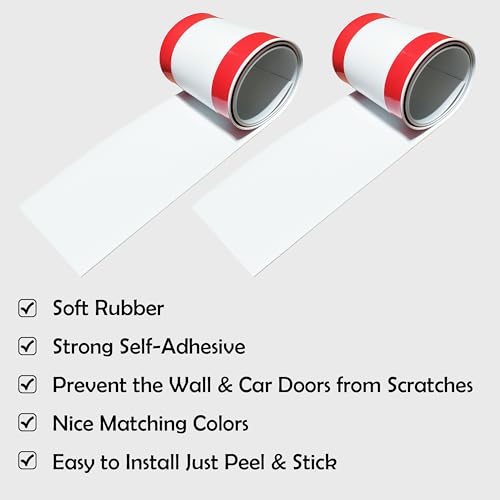 Garage Wall Protectors (White / 2 Pack)