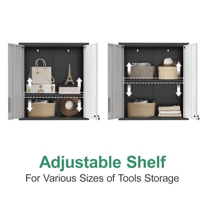 Garage Tool Cabinet (Black & Grey / H30.31" 3Set)