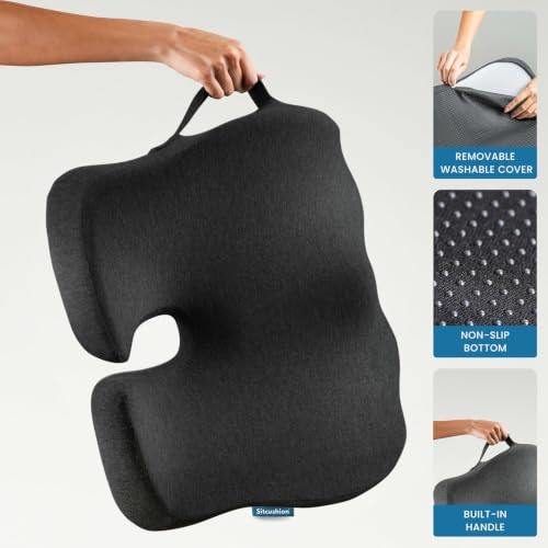 Car Seat Cushion for Driving (Black)