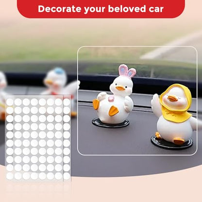 520pcs Double Sided Tape Wall Nano Sticky Dots Mounting Putty Two Sided Adhesive Strong Sticky Tack Multi (0.8 inch / Round 140, strips 40, square 140, oval 200)