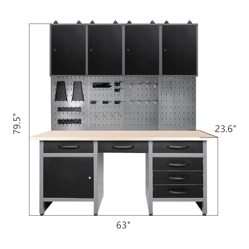 Heavy Duty Garage Storage Cabinet System (04)