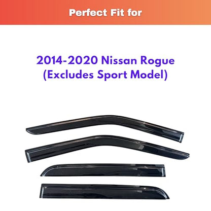 Rain Guards Fit for 2014 (2014-2020 Rogue)