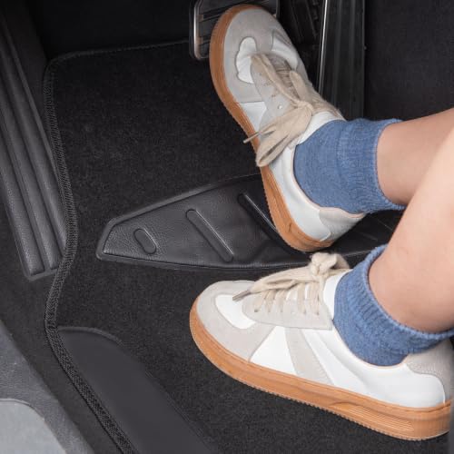 Waterproof Universal Fit Car Floor Mats (All Black)