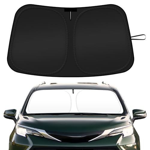 Car Windshield Sun Shade Compatible with 2021 (For 2021-2026 Toyota Sienna)