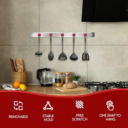 Magnetic Hooks Steel Tube Design for Cruise (Red / 130lb Magnetic Hooks)